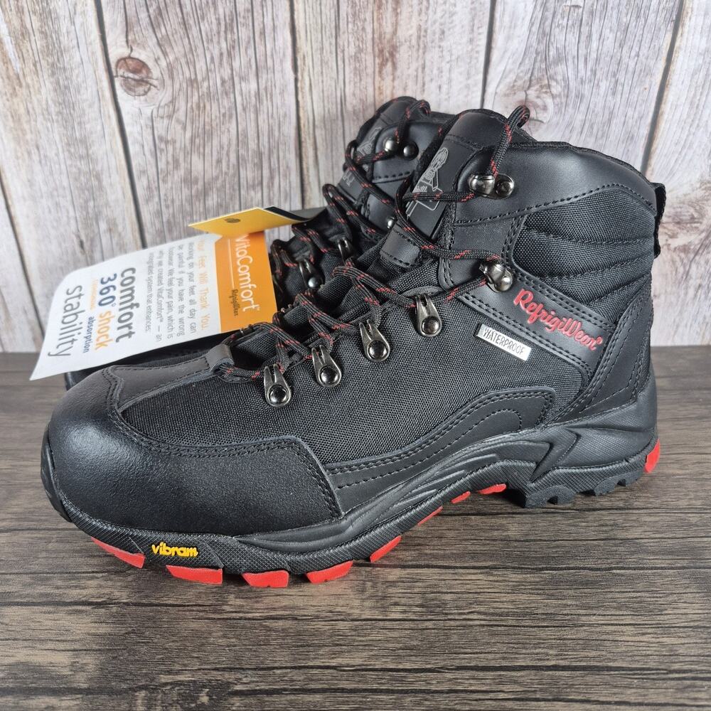 RefrigiWear Women's 9.5 Black Widow WP Composite Toe Work Boots Insulated (NWT)